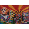 EDUARDO KOBRA - Monte Rushmore - Tinta spray sobre tela - 152x233 cm - ACID e VERSO - Acompanha Documento de Autenticidade emitido pelo Estúdio Kobra