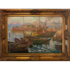 MÁRIO TÚLIO, Barcos na Baia de Guarnabara- óleo sobre tela - 55x82 cm - ACID 1941 (Coleção do Professor e Dr. Luiz Fernando da Costa e Silva) <br />