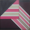 MAURÍCIO NOGUEIRA LIMA,Guardanapo -Acrílico colagemsobre tela - 70 x 70 cm - Assinada no Verso - 1984 SP<br />