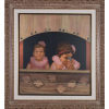 MÁRIO GRUBER - Meninas - Óleo sobre tela - 90 x 80 CM - Assinatura canto inferior direito - 1994