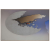 KENJI FUKUDA - Abstrato - Acrílica sobre tela - 100 x 170 CM - Assinatura canto inferior esquerdo/Assinatura no verso