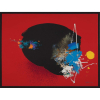 YUGO MABE - Abstrato - Óleo sobre tela - 121 x 160 CM - Assinatura canto inferior direito/Assinatura no verso