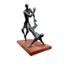 BRUNO GIORGI, Capoeira - Escultura em bronze - 53x47x27 cm - Assinada na peça