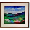 ALDEMIR MARTINS, Serie Serrado - Acrílica sobre tela - 55x46 cm - ACIE e VERSO 1985 (Esta obra foi feita para uma exposição em especial com temático com 10/12 obras produzidas na década de 80 como Serie Serrado -Com documento do instituto Aldemir MArtins)
