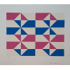 Paula Kadunc<br>Geométrico - Serigrafia - 30/30 - 30x35 cm - a.c.i.d. (Sem moldura)