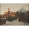 José Pancetti - Porto do mercado - 62X80 -- Óleo sobre Tela - ACID