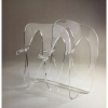 Waltercio Caldas (1946) - Rodim/ Brancusi - escultura em acrílico moldado - 59 x 55 x 48 cm - assinada - 1997