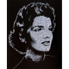 Vik Muniz - 1961 - Pictures of Diamonds: Jackie - c - print digital edição PA 4/5 - 150 x 122 cm - 2005 - Com etiqueta Galeria Nara Roesler.
