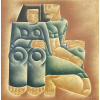 <p>Vicente Do Rego Monteiro (1899 - 1970) - Sem título - óleo sobre telaa - 66 x 66cm - assinada canto inferior direito</p>