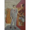 <p>Vicente Do Rego Monteiro (1899 - 1970) - O Poeta - têmpera sobre cartão - 99 x 69cm - assinada canto superior esquerdo - 1944. Participação: Exposição Vicente do Rego Monteiro, 1977, Museu de Arte Moderna de São Paulo MAM.Reprodução: Vicente do Rego Monteiro - Pintor e Poeta, 1994, página 180.</p>