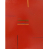 Aluisio Carvão<br>Concreto Vermelho<br>Óleo sobre tela - 36 x 28 - assinado frente inf direito