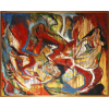 Jorge Guinle<br>Alegria - SB<br>Óleo sobre tela - 1978 - 180 x 220 - Assinado e datado - Assinado e Datado - Acompanha certificado de Autenticidade e Assinado por Marco Aurélio Cardoso Rodrigues. Emoldurado.