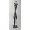 Francisco Stockinger - escultura em bronze, patinada - Nú Feminino - Edição 14/50 - Medidas : alt. corpo 43 cm x 7 cm de largura x 4 cm de profundidade - Peso 2700 gr.