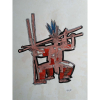 Poty Lazzarotto - Série indígenas - Desenho a nanquim - Medidas 75 x 55 cm - assinado no cid - 1990