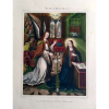 Adolphe Leroy - Anunciação - impressão de Benard lemercier - Ecole de lucas de leyde - 53 x 35 cm Medidas - séc. XVII