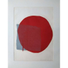 Tomie Ohtake - Litogravura Edição 25/50 - Assinado no cid e datado de 1970 - Medidas 63 x 47 cm<br />