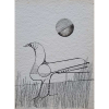 Aldemir Martins - Desenho a nanquim elaborado para o livro Sumidouro de Olga Savary - Medidas 25 x 18 cm - 1977<br /><br /><br />