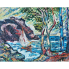 SÖRENSEN -Clube Costa Brava - Barra da Tijuca - óleo sobre tela - assinado e datado 89 - Medidas 40 x 50 cm