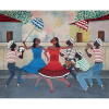 Heitor dos Prazeres - Carnaval - óleo sobre madeira industrializada - Medidas36 x 44 cm - assinado e datado 1963