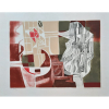 <p>Roberto Burle Marx - Túnica inconsútil - Litografia PA 34/40 - Medidas 56 x 77 cm - assinada e datada 1984</p>