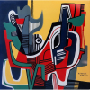 Roberto burle marx - Azulejo - Medidas 33 x 33 cm - Assinado no cid