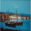 ARMANDO ROMANELLI - Barcos - Óleo sobre tela - Medidas 60 x 60 cm - Assinado e datado 78