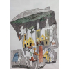 <p>Poty Lazzarotto - Desenho a nanquim e aquarela - Medidas 100 x 70 cm - assinado e datado 1996</p>