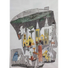 <p>Poty Lazzarotto - Desenho a nanquim e aquarela - Medidas 100 x 70 cm - assinado e datado 1996</p>