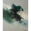 Fukushima - Óleo sobre tela - 60 x 50 - Assinado Canto inferior direito