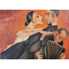 Juarez Machado - “Tango Moreno” - Óleo sobre tela - Medidas 54 x 73 cm - assinado e datado - Catalogado no acervo do artista com o número 1970