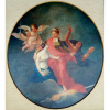 Domingos Siqueira (1768-1837) Pintor da Corte de D. João VI - Alegoria - Óleo sobre tela - Medidas 100 x 90 cm - Ex-Coleção do Prof. Newton Isaac da Silva Carneiro - Obra de artista estrangeiro, sem assinatura, vendida como atribuída. 
