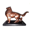 Alfredo Ceschiatti – Escultura em bronze patinado representando “Animal Mitológico” – assinado na peça e datado de 1957 - Medidas: 21 x 29 cm