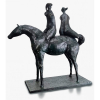 Carybé – Amazonas – Escultura em bronze patinado, assinado e datado na peça/84, com certificado de autenticidade emitido pelo Instituto carybé em 2014 - Medidas: 38 cm altura