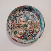 Alberto Massuda - Pintura sobre cerâmica - Diâmetro 36 cm - Assinado frente e verso