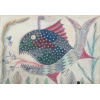 <p>Chico da Silva - Peixe Fantástico - Têmpera sobre tela - Medidas 50 x 70 cm - Assinado e datado 1973</p>