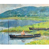 Theodoro De Bona - Antonina, PR - Óleo sobre tela - Medidas 60 x 75 cm - Medida externa 80 x 95 cm - Assinado e datado, 1984