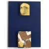 RUBENS GERCHMAN - Two Face - 67 x 47 cm - Tec. Mista - 1997 - Ass.verso