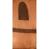 Alfredo Volpi - Fachada 2. Matriz de gravura em cobre, 68,5x34,5 cm, déc 80. Com certficado do editor de gravuras do Volpi