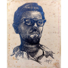 <p>Mario Gruber  - Auto Retrato  - Grafite sobre Cartão - 27 x 21 - 1961 - Acid</p><br /><p>Marca D'Agua em Relevo, Coleção Particular Mario Gruber</p>