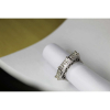 Anel Fiorita - Anel em ouro branco e brilhantes - 1 anel em ouro 18k, rodinado, composto por 3 partes de brilhantes totalizando 0,97ct. /