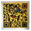 <p>Siron Franco Da série QR Code, 2022 - Pintura sobre tela com ouro, prata, pigmentos e emulsão acrílica. - 90 x 90 cm. - Valor de mercado R$ 108.000,00</p>