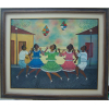 HEITOR DOS PRAZERES, Crianças com balões, óleo sobre tela, nas medidas de 80x100cm, obra com moldura e certificado assinado pelo filho do artista