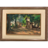 ALDO CARDARELLI - CENA RURAL -DATADO 1982, O.S.PLACA , NAS MEDIDAS DE 29X48 E COM MOLDURA APROXIMADAMENTE 50X68