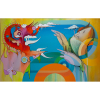 <p>Bugre Menezes e NOVE - Sem título - Spray e acrílica sobre tela - 120 x 180 cm - 2015</p>