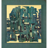 <p>Araceli L. Dans - Tenement House - Óleo e Acrílico sobre madeira - 61 x 56 cm - Acid, datado 70</p>