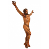 <p>Escultura de Cristo crucificado, de madeira policromada - 78 x 90 cm - Bahia, séc XX</p>