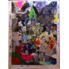 Enrique Radigales - Contener la Pintura - Acrílica e impressão sobre papel - 120x85cm - 2011 (casa)
