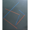 Judith Lauand - Concreto - Óleo sobre tela - 50x60cm - 1979 - Assinada no verso - com certificado da artista