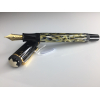 Caneta Mont Blanc Oscar Wild Faunhaw Pen Resina Preciosa Marmorizada Clip Prata com Ouro Plated Pena IBIC - Homenagem ao Escritos Assinatura Gravada