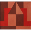 Arnaldo Ferrari - têmpera sobre tela - 66 x 74 cm - “Sem Título” - ass. verso - 1965 - Reproduzido no livro do - artista – pág. 137 